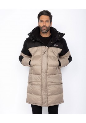 Μακρύ φουσκωτό παλτό