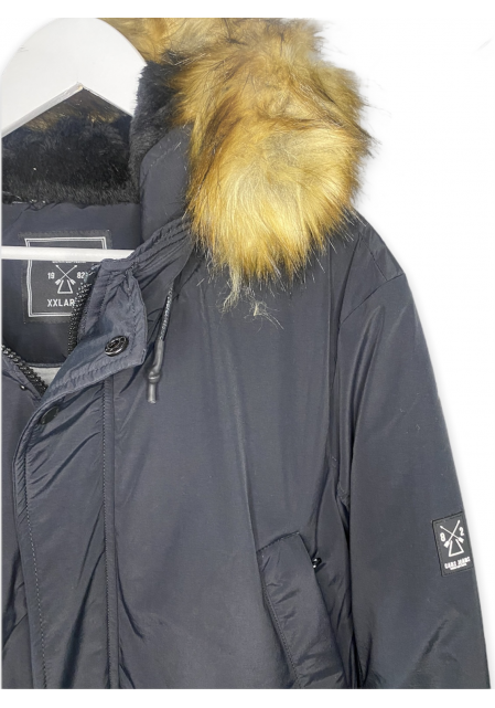 Μπουφάν Πάρκα EDWARD JEANS Μαύρο