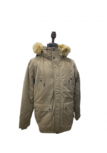 Μπουφάν Πάρκα EDWARD JEANS Καφέ