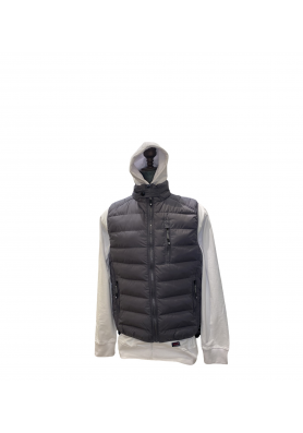 Αμάνικο Μπουφάν Πουπουλένιο EDWARD JEANS Γκρι