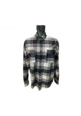 Πουκάμισο EDWARD JEANS άσπρο-μαύρο-γκρι καρό Πουκάμισο EDWARD JEANS άσπρο-μαύρο-γκρι καρό